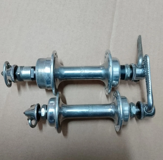 Paire De Moyeux De Roue Vélo Vintage Legnano - Corps Complet, 36 Trous, 19mm, Fabriqué En Italie