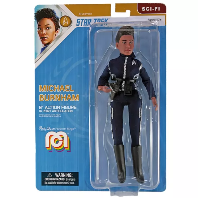 Mego 8" Star Trek Discovery Michael Burnham Action Figure New & Sealed