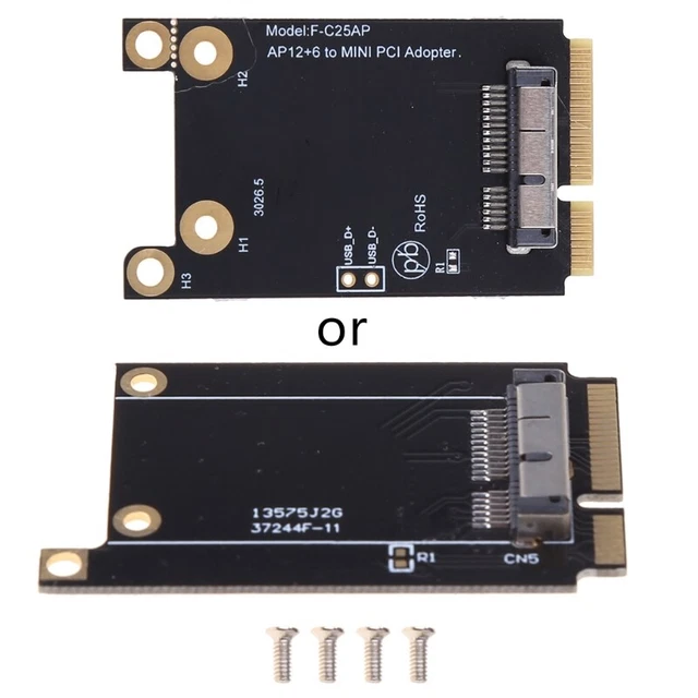 BCM94331CD BCM94360CD to Mini PCI-E Adapter Card Replacement Laptop Accessories