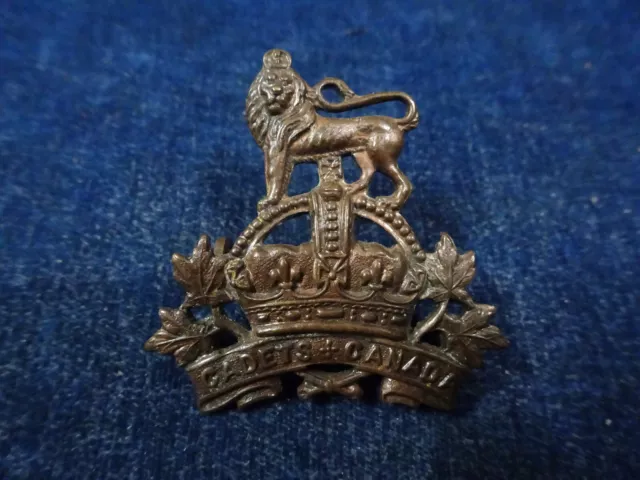 Orig WW1 Cap Badge "Cadet Services Of Canada" PW Ellis & Co 1913