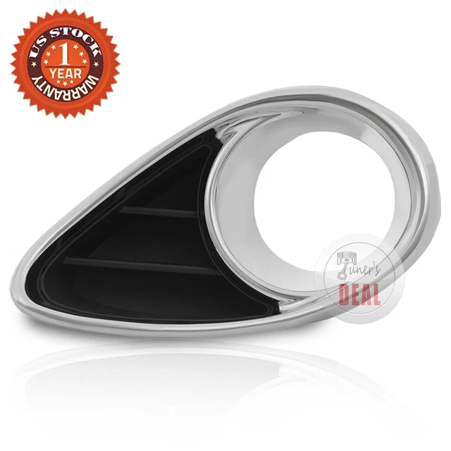 For Infiniti Fx35 Right Passenger Side Fog Light Lamp Bezel W/ Chrome Molding