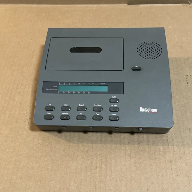 Dictaphone 2750 ExpressWriter Cassette Voice Processor Transcriber Works Great