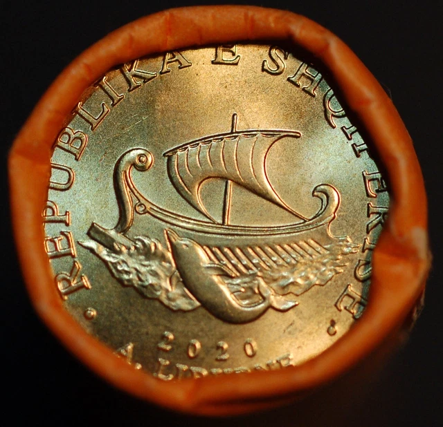 Albania 20 Lekë Magnetic Roll 50 Pieces UNC KM# 78a