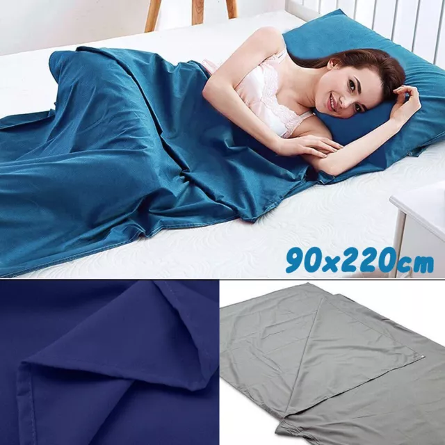 220*90 Silk Soft Sleeping Bag Liner Travel Sheet Camping Sleep Bag Prevent Dirty