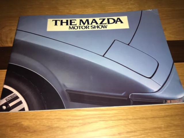 C1982 Mazda Motor Show 323 626 Rx7 929 B1800 Model Range Sales Brochure