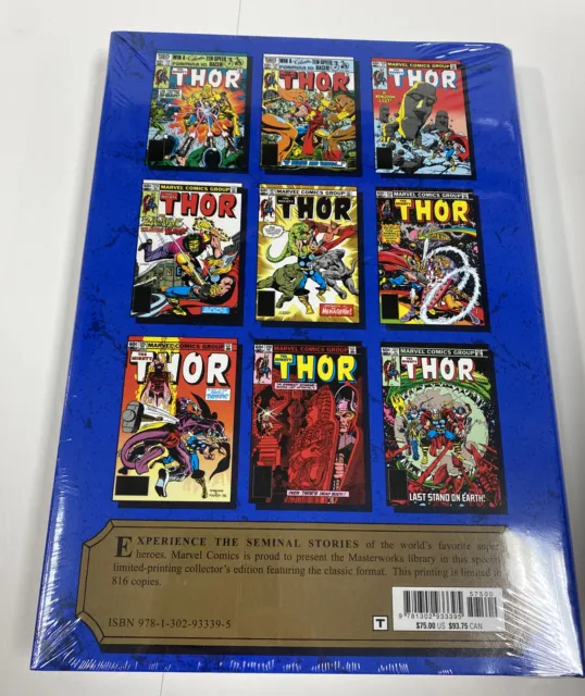 Marvel Masterworks 322 Mighty Thor Vol 21 DM Cover New Marvel Comics HC Sealed 3