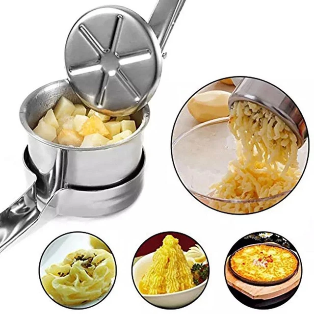 Potato Ricer Masher Heavy Duty Stainless Steel Press U Mashed Potatoes V0I0