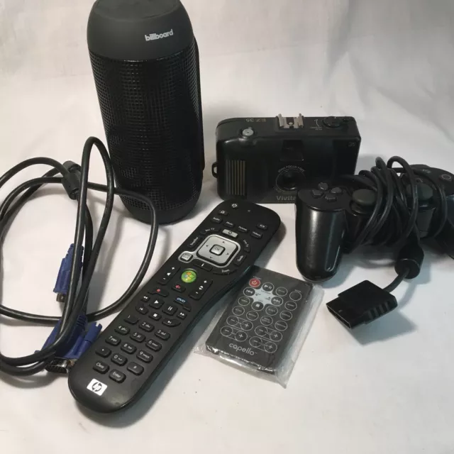 Assorted Electronics, Wire, And Camera. Parts, Untested