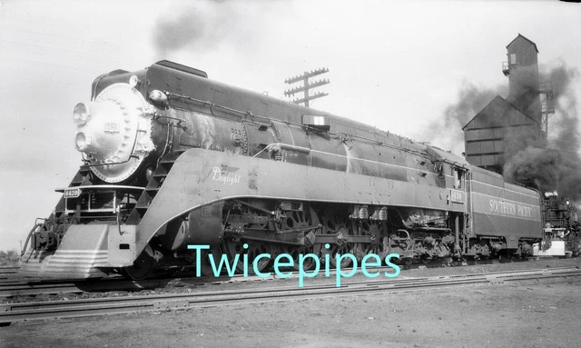 Railroad Negative, Southern Pacific SP, Lima 4-8-4, Los Angeles, # 4439