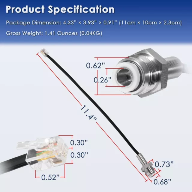 Sensor transductor de presión 243222 para pulverizador de pintura Ultra 390 395 495 595 695 2