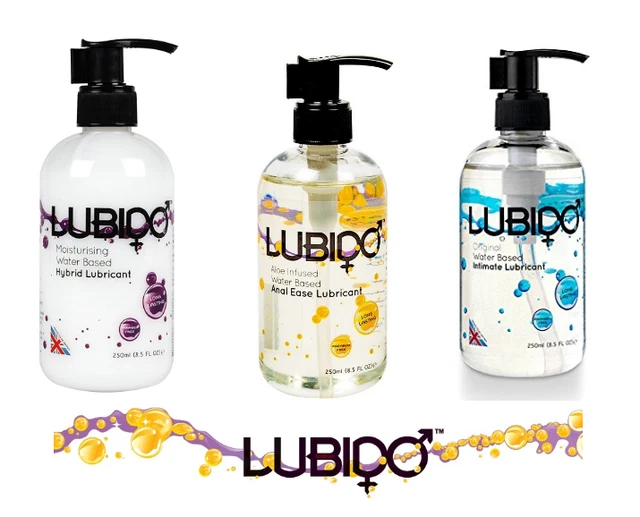 LUBIDO LUBE - Anal-Vagina lubricant-water-based-massage gel - sex toy safe  £10.99