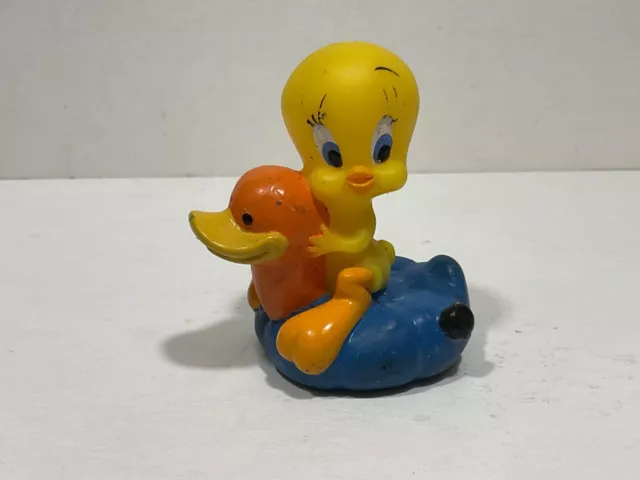 Looney Tunes Bugs Bunny Bully Bullyland 2000 Figur: Tweety Badewanne Gummi