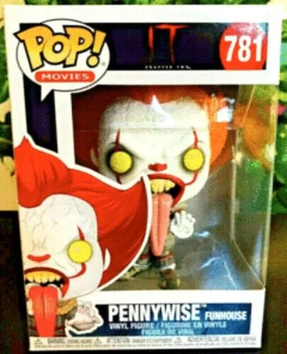 MINT It Chapter 2 Pennywise Licking Tongue Funhouse Scene Funko Pop! Figure #781