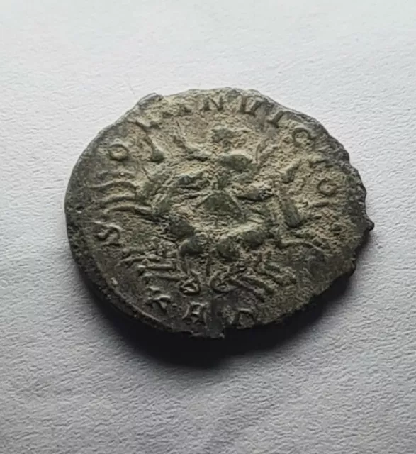 Rare Probus * Genuine Ancient Roman Bronze Antoninianus Coin - Quadriga Serdica