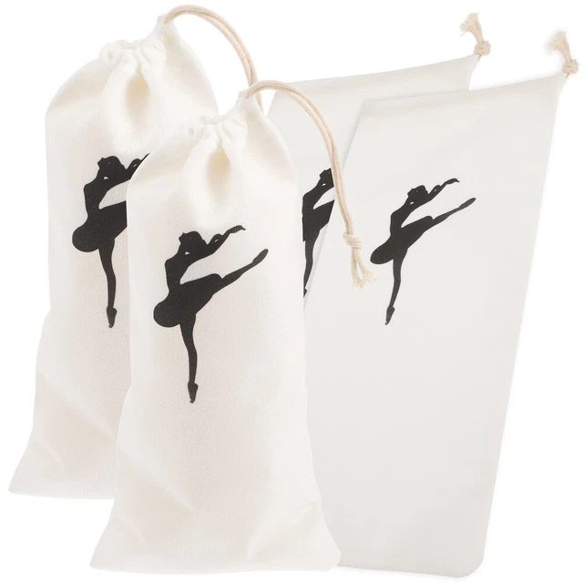 4 Pcs Dance Competition Bags Dance Costume Bag Shoe Storage Bag Drawstring Bag