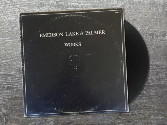 Emerson Lake Palmer - Works1 - double vinyle pressage original France année 1977 2