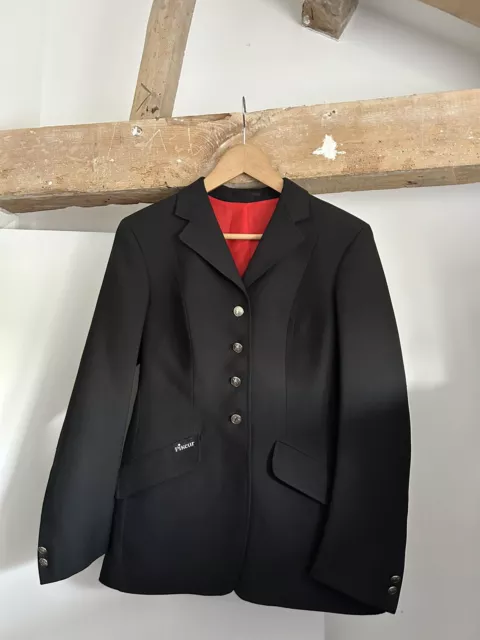 Pikeur Women Black Show Jacket Riding Competition Dressage Show Jumping Uk 12-14