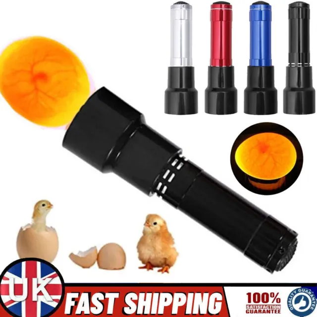 Hand Held LED Egg Candling Light Egg Candler Lamp Tester Led Flashlight Tool