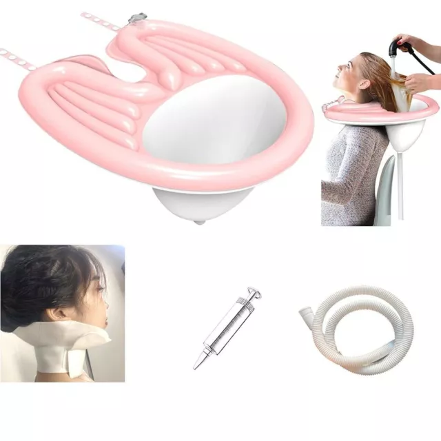 Portable Hair Washing Tray Foldable Hair Washing Sink  Bedridden