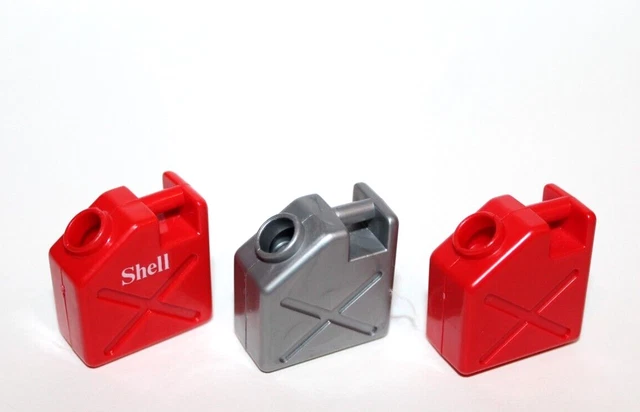 Playmobil 3 Gas Cans for Racing, Gas Station, Cars, Jeeps