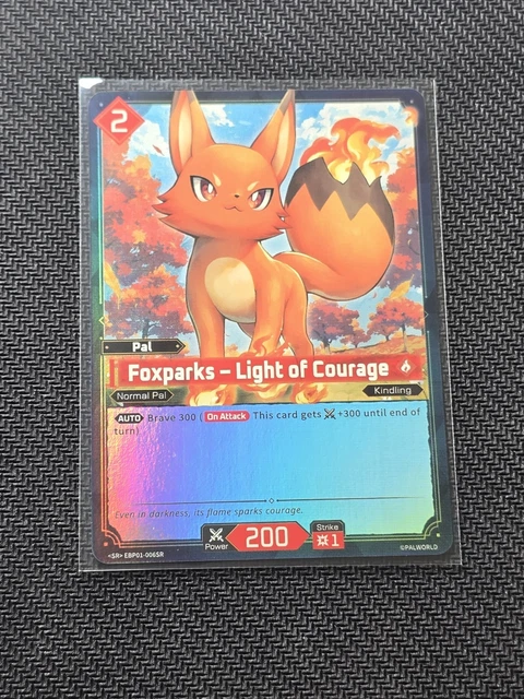 PALWORLD TCG FOXPARKS SR Palworld 1st Edition EBP01-006SR 1st