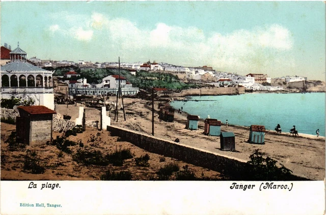 CPA Maroc Tanger - La plage (280972)