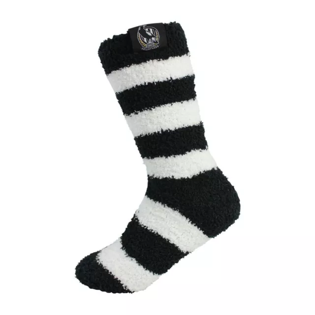 NEW Collingwood Magpies Fluffy Bed Socks