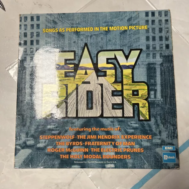 Easy Rider - Soundtrack Vinyl LP Album (1969) Steppenwolf Byrds Jimi Hendrix VG+