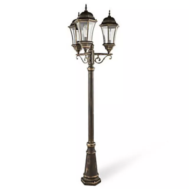 Garden post store lights mains powered