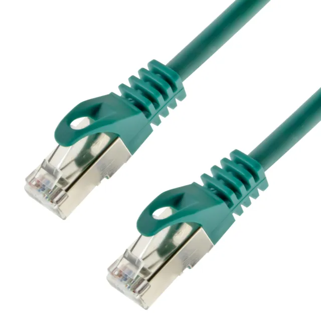 Netzwerkkabel S/FTP PIMF Cat. 7 50 Meter grün Patchkabel Gigabit Ethernet