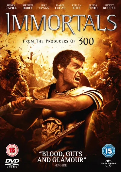 Immortals (DVD) Kellan Lutz Joseph Morgan Henry Cavill Luke Evans Isabel Lucas