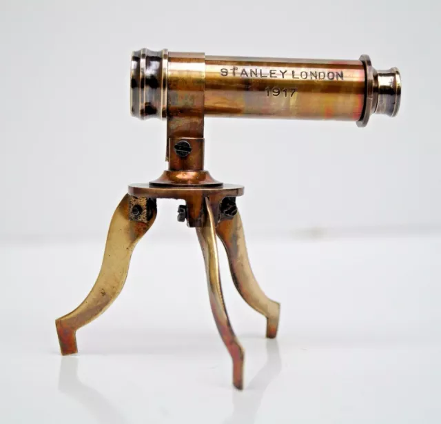 Thanksgiving Tag Mini Nautisch Teleskop Tisch Top Maritim Antik Sammlerstück