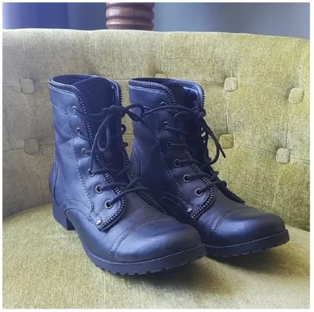 G by Guess Combat Boots - Size 9