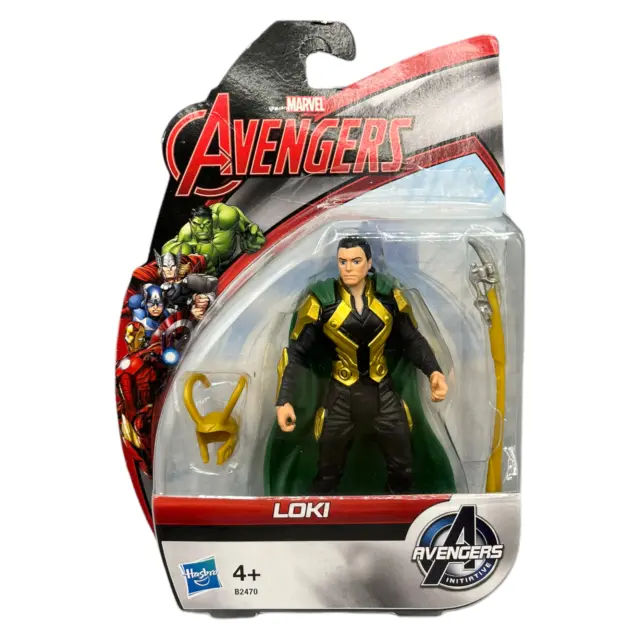 Hasbro Marvel Avengers Initiative Age of Ultron LOKI Thor Action-Figur 11cm Grün