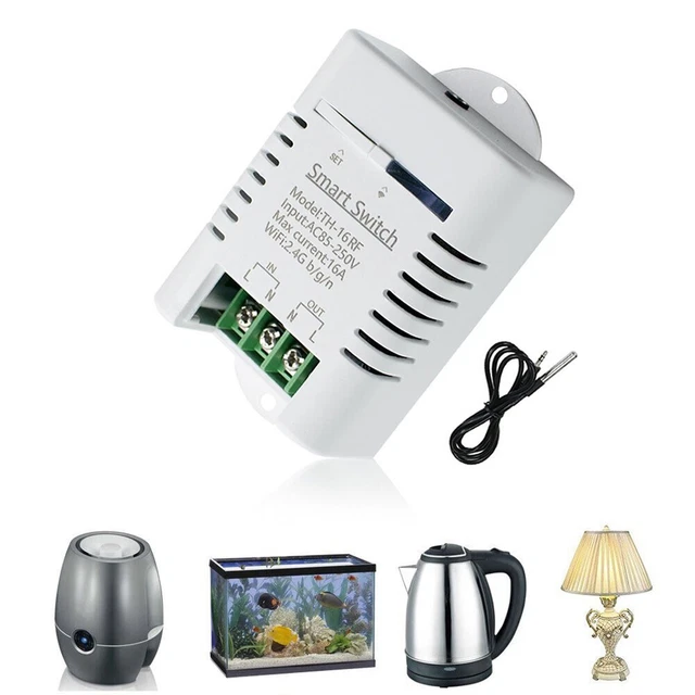 Sensore di temperatura con per WiFi Wireless Smart Switch e app smartphone