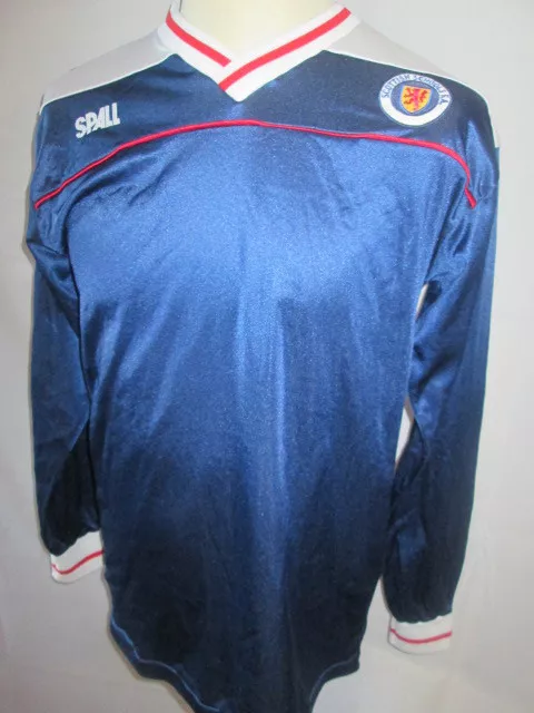 Scotland Schools FA Match Worn Youth Side 1985 Football Shirt inc COA /9682 2