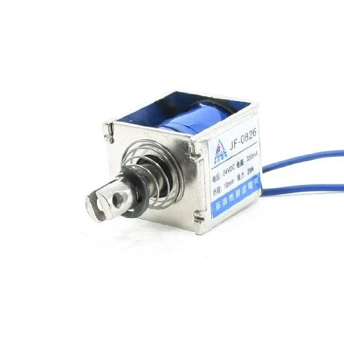 Push Pull Open Frame Solenoid Electromagnet 20N 10mm DC 24V