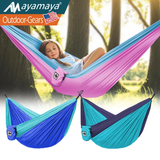 Children Kids Camping Hammock Tent Outdoor Home Hanging Bed Swing Chair Nylon