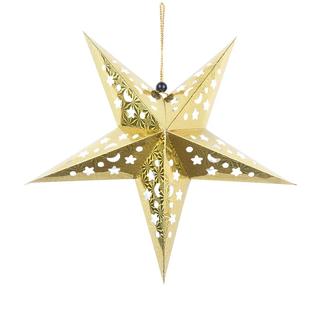 YEPSIO Paralume Di Carta A Forma Di Stella, Grande 60 Cm, Decorazione