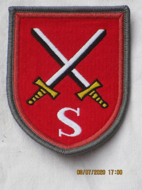 Bundeswehr Military Badge Heeresflugabwehrschule Rendsburg, (S)