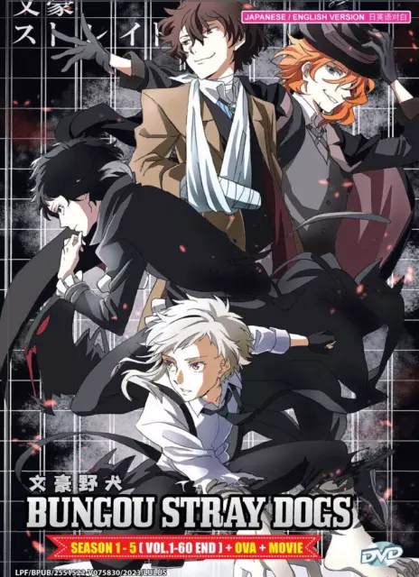 DVD Anime Bungou Stray Dogs Season 1-4 (1-49 End) +OVA +Movie English All  Region