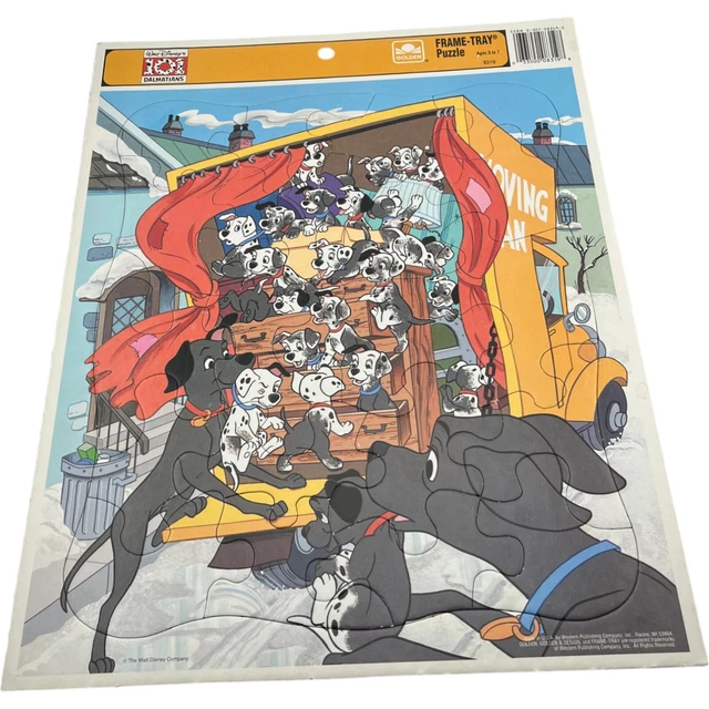 101 DALMATIANS FRAME Tray Puzzle Disney Golden 20 Pieces £11.60 ...
