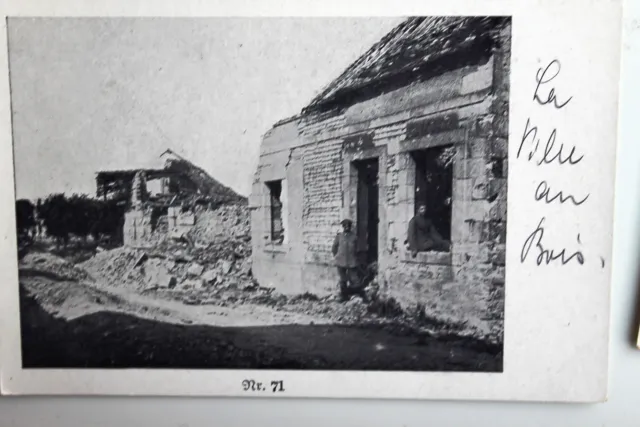 18118 Ak CPA No. 71 La Ville Au Bois Ruins Ruines Soldiers Militaire To 1916