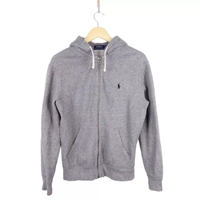 Polo Ralph Lauren Men's Grey Full Zip Hoodie Size Small