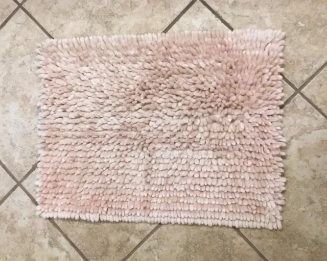 New Honeysuckle Pink Rug Butter Chennile By Shabby Chic 18" By 25"