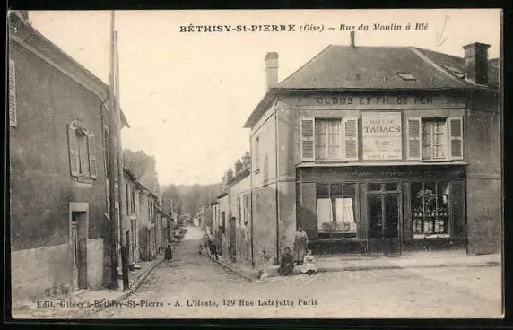 CPA Béthisy-St-Pierre, Rue du Moulin à Blé