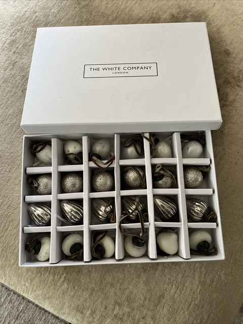 The White Company christmas decorations mini baubles