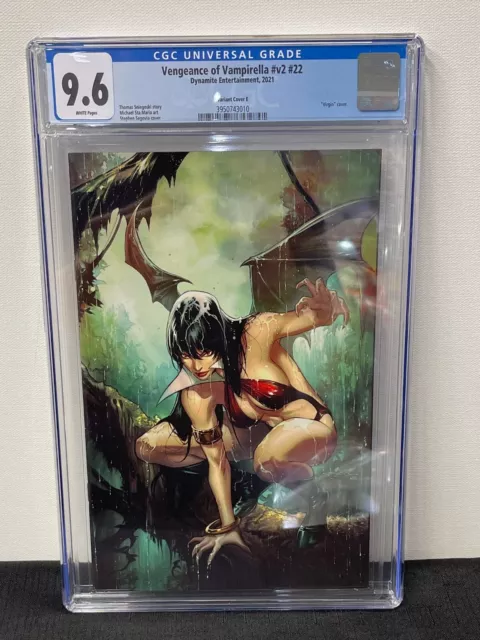 Vengeance of Vampirella #v2 #22 2021 Virgin Variant CGC Graded 9.6 Comic Book