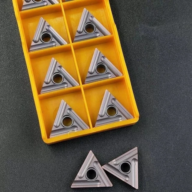 Inserts En Carbure 4 Bords, Haute Dureté, Résistant à L'usure, 10 Inserts Tournants, Usinage Fin, Rabotage Du Contreplaqué, Surfaçage Du Bois, Lames De Rechange Pour Routeur CNC