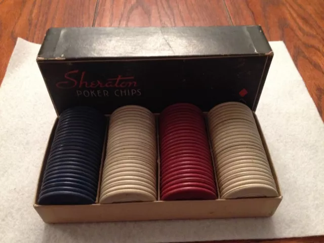 Vintage Poker Chips - Sheraton